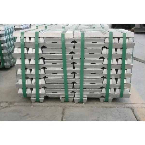 Glossy DIN Zinc Alloy Die Casting Zinc Based Alloy Zi Ingots Spot For Battery Industry