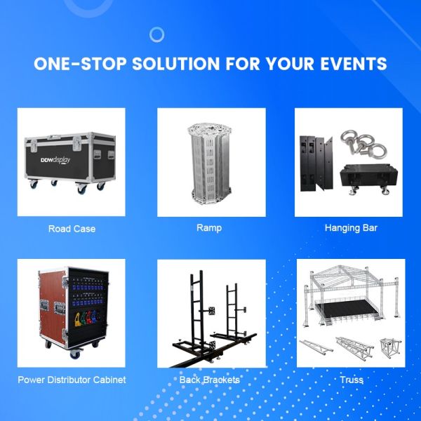 Hanging Stage Concert Giant Large Backdrop Rental  Waterproof Video Wall 7680hz P2 P3 P4 P3.91 Display Indoor Outdoor Led Screen