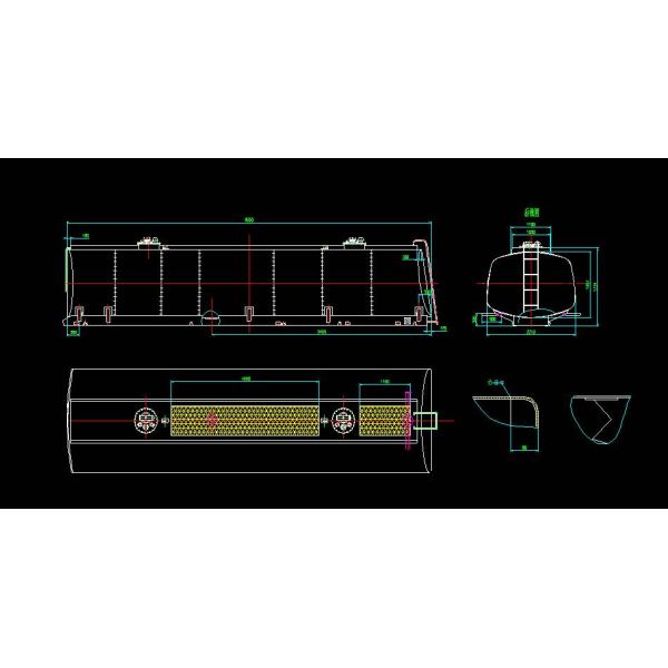 336hp 371hp 18M3 18cbm 18000L Oil Tank Truck