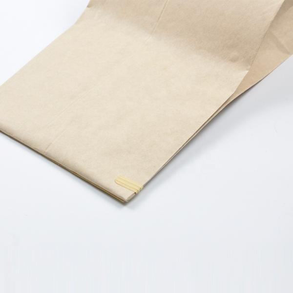 Os sacos de papel do produto comestível/saco de papel impressos de Kraft reciclaram a cor de Brown para para viagem
