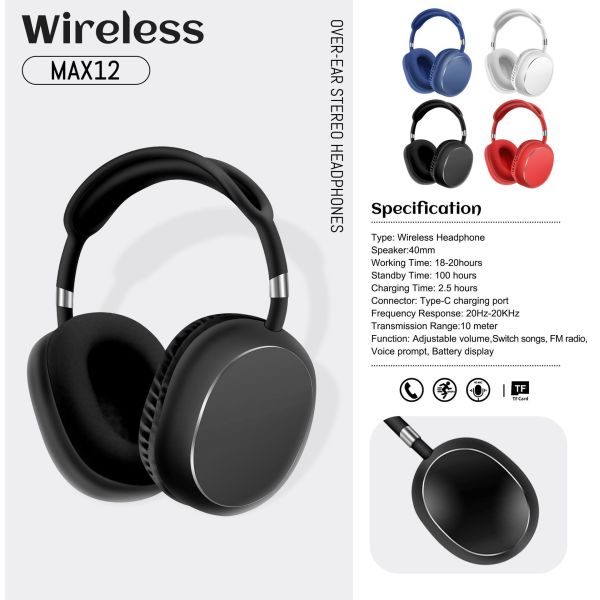 Hot Selling MAX12 Headphone
