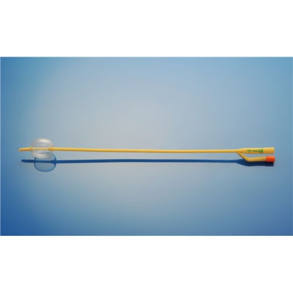 Fr08 Silicone Foley Catheter 2 Way Latex 8 French Catheter Yellow