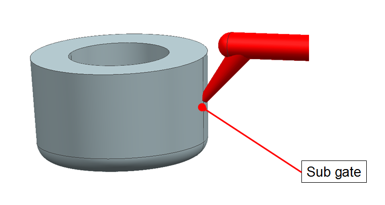 BASF PA615%GF Industrial Plastic Molding Round Molded Round Roller Upper