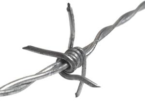Galvanized / Pvc Coated 2.0mm Steel Barbed Wire For Field Fencing 25kg/Roll