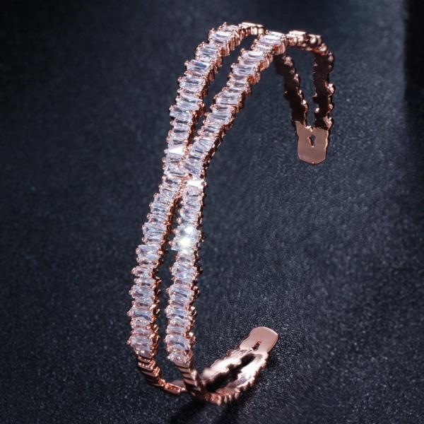 Various Shaped  Bracelet Geometric Bezel Cubic Zirconia AAAA CZ Tennis Bracelet Classic Fashion Women Bangle Jewelry