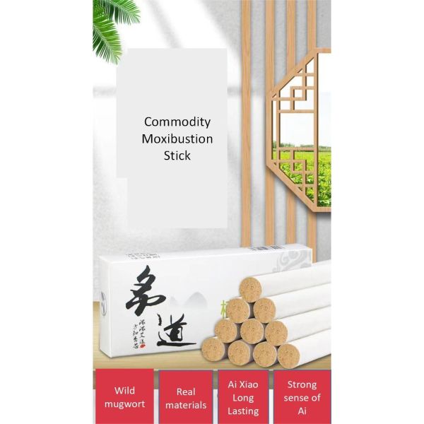 Long Shelf Life Smokeless Moxibustion Stick for Traditional Chinese Medicine Therapy