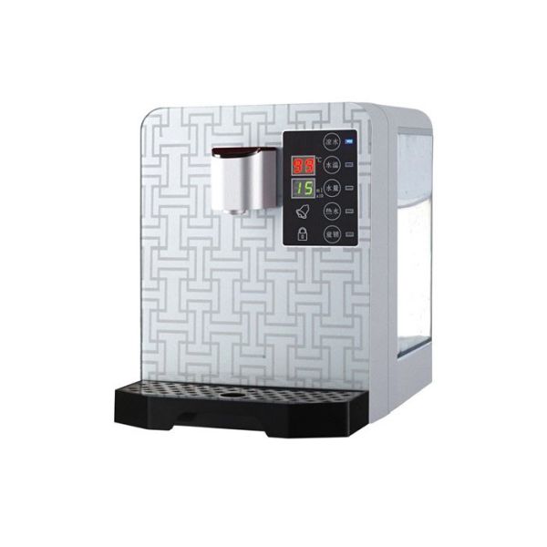 Petit distributeur instantané d'eau chaude de modèle décoratif en verre