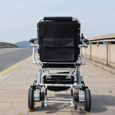 Aluminum Portable Foldable Electric Wheelchair Brushless Motor Lightweight Mobility For Disabled