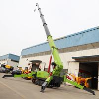 8 grues mobiles électriques d'araignée de Ton Mini Telescopic Boom Spider Crane petites avec l'attachement