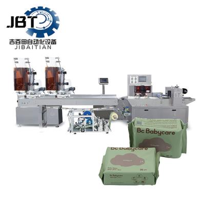 High Speed Wet Wipes Packaging Machine With PLC Control System