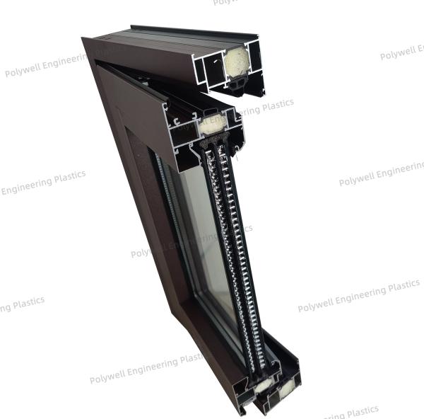 GF25 Strip Inserted Aluminum System Windows Nylon PA66 Windproof Heat Insulation