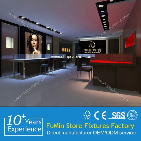jewelry counter display for interior jewellery shop furniture