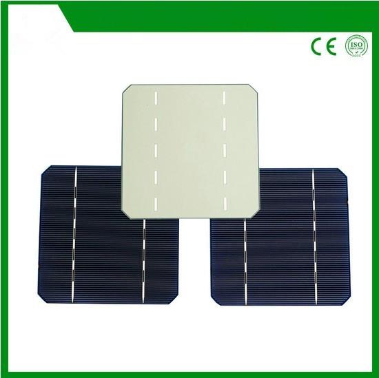 Taiwan brand 5inch mono solar cell, mono-crystalline silicon solar cell 5inch in stock for cheap sale