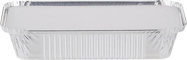 Food Grade 8011 Disposable Aluminum Foil Food Tray Rectangle 8389 with Paper Lids