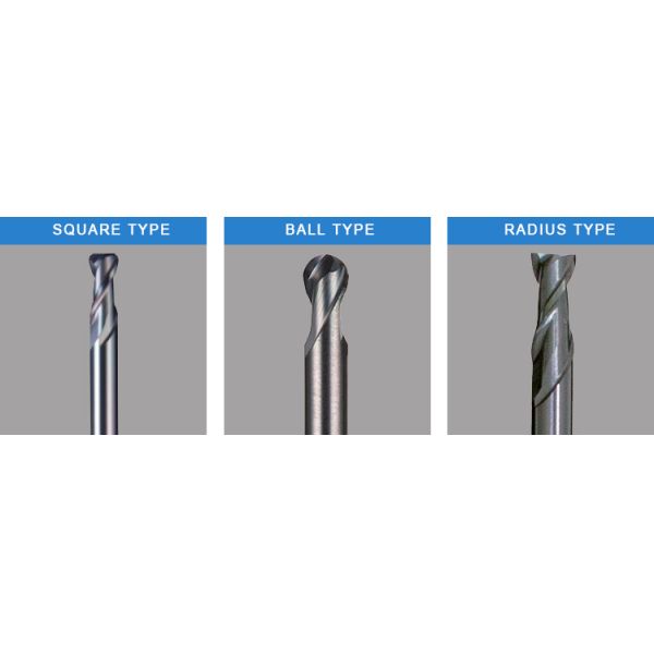 2 торцевая фреза резца шеи карбида твердого тела 2/3 слота каннелюры длинным обнюханная шариком