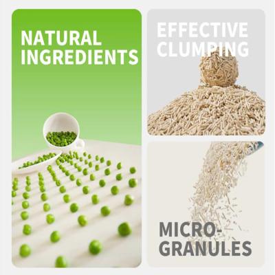 Bulk Tofu Clumping Natural Cat Litter Super Absorbent Clumping Low Consumption