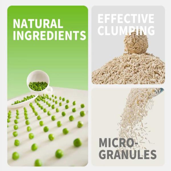 Bulk Tofu Clumping Natural Cat Litter Super Absorbent Clumping Low Consumption