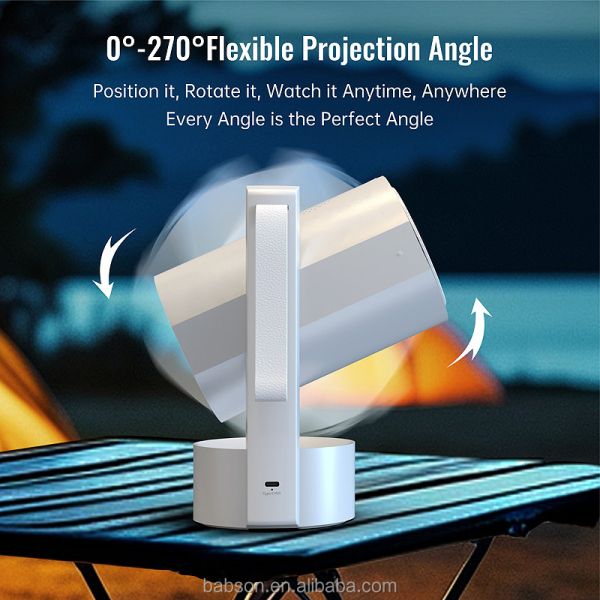 2025 Newest Mini 4K Android13 LCD Projector Auto Focus Lens Home Theater Game & Video Screen WiFi Connectivity Budplus B3