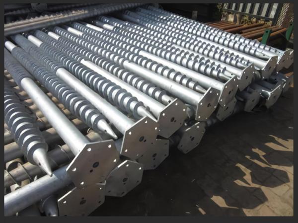 High-quality Ground Screw Piles Impregnated With Galvanized Ground For Construction Projects