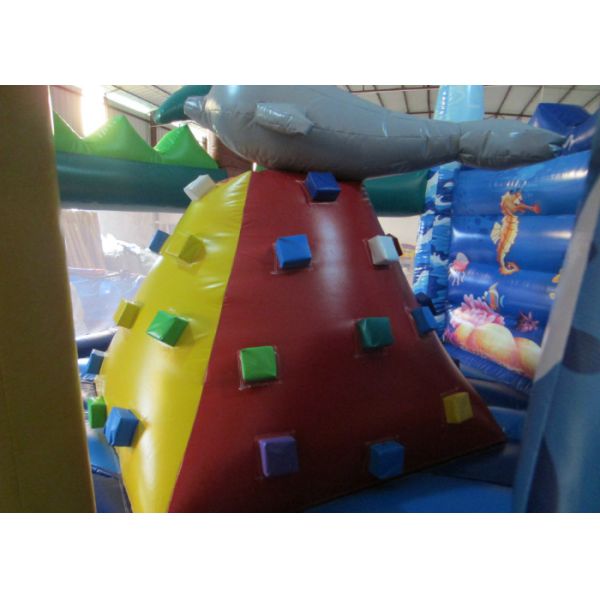 Outdoor Games Toddler Bouncy Castle , Small Indoor Bounce House 9.5 X 6 X 5m