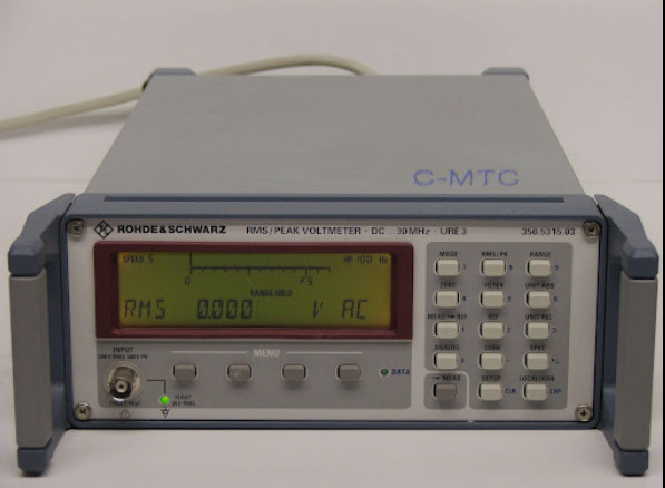 Used Rohde And Schwarz URE3 PEAK/RMS Voltmeter RF Power Meter with True RMS and Peak-value Measurement DC 0.02 Hz to 30 MHz