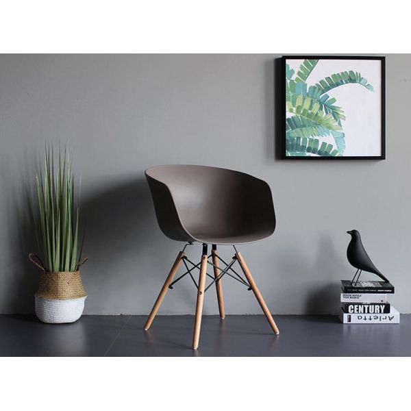 Nordic dining chair household desk backrest creative modern simple restaurant coffee negotiation plastic chair