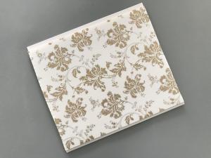 10 Inch Gold Leaf Ceiling PVC Panels Easy to Connect For Wall and Ceiling