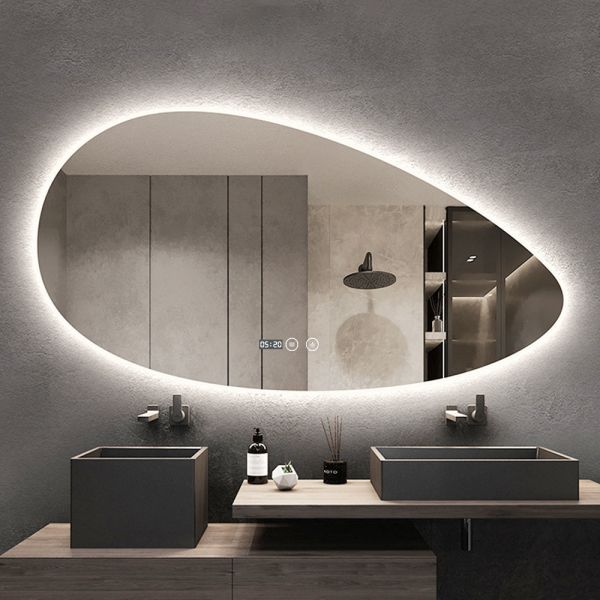Touch Dimmable LED Vanity Mirror with Copper-free Silver Mirror and IP44 IP54 Waterproof for Bathroom Salon Hotel