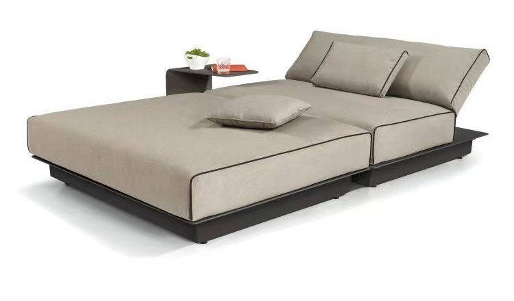 Outdoor Pool Sofa Bed Lounge Chairs Sofa Tanning Ledge Cushions Chaise