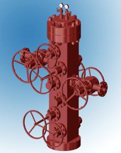 Conventional Wellhead Christmas Tree Equipment For Oil And Gas High Strength
