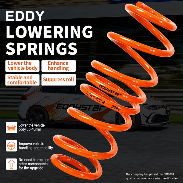 EDDYSTAR Performance Lowering Springs For Chevy Cruze/Malibu/Equinox/Impala/Corvette 2005-2025