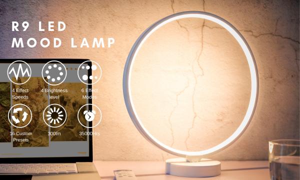 2700K RGBW Remote Control Mood Lamp Bedside Table Lamp for Home Party