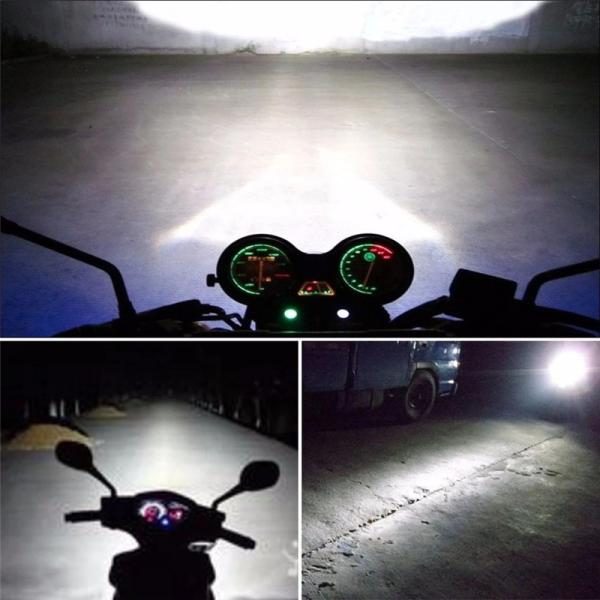 Motorcycle / Electric Bicycle Led Headlight Bulbs Scope 32W 3000LM With Transformer