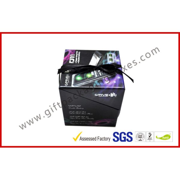 Magnetic Flatable Gift Packaging Boxes , Promotion Greyboard Boxes for Watches / Jewelry