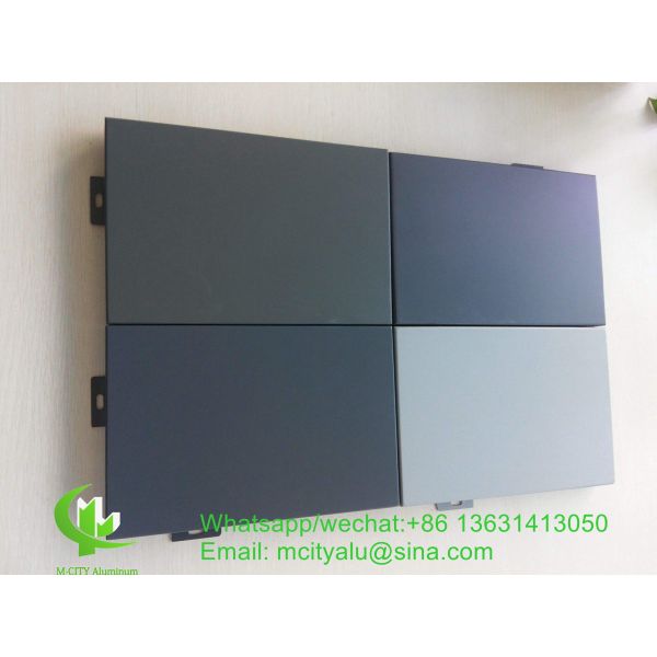 3mm Thickness Aluminum Solid Panel with PVDF Paint for Customizable Facade Cladding