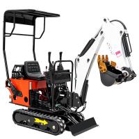 Excavatrice à la maison Digger Machine de chenille de petite ferme 0,8 t petit Mini Excavator