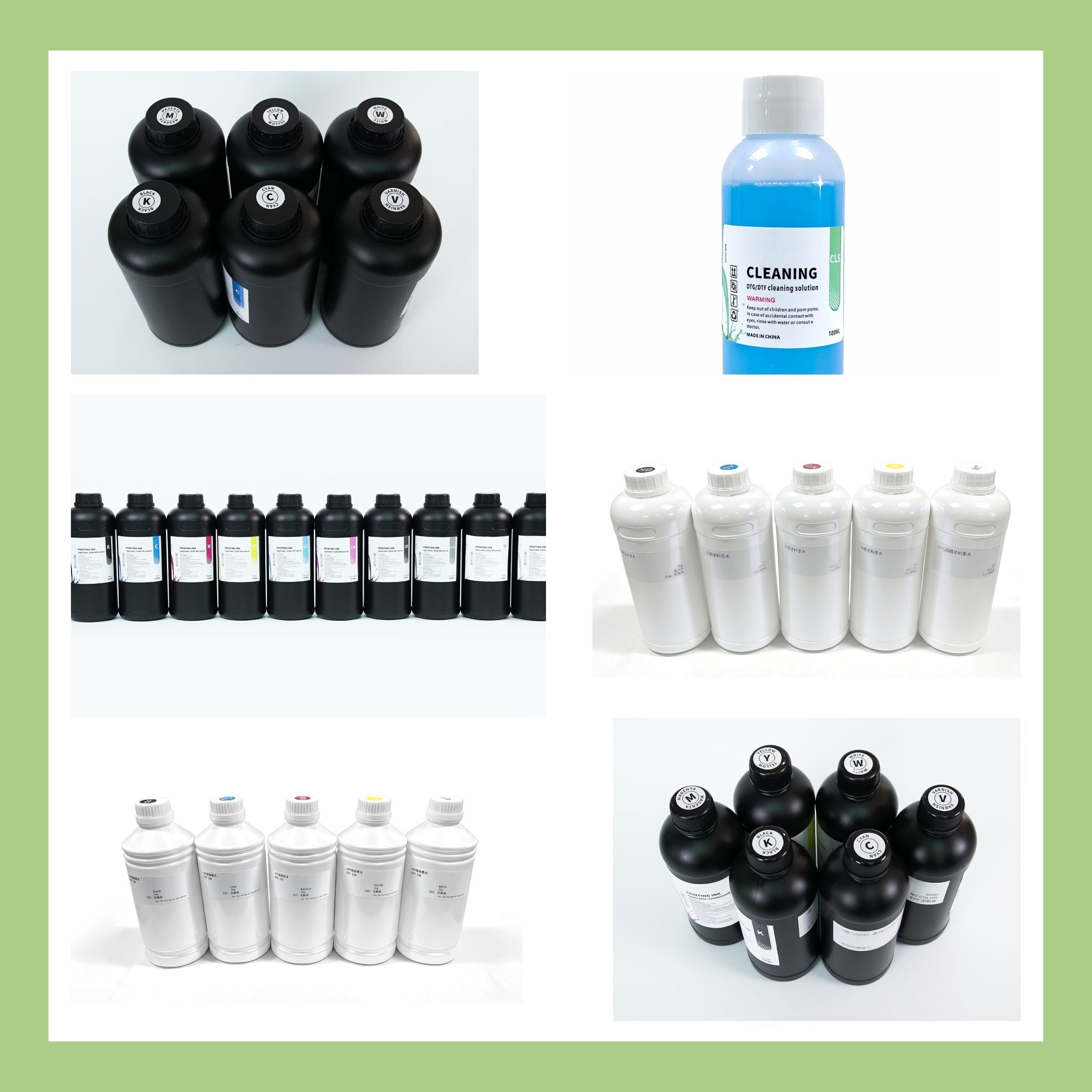 Versatile Industrial Printing Ink for UV DTF DTG Printers: High Adhesion, 3D Embossing & High Stretch Resistance on Acrylic Glass Metal Cotton Fabrics