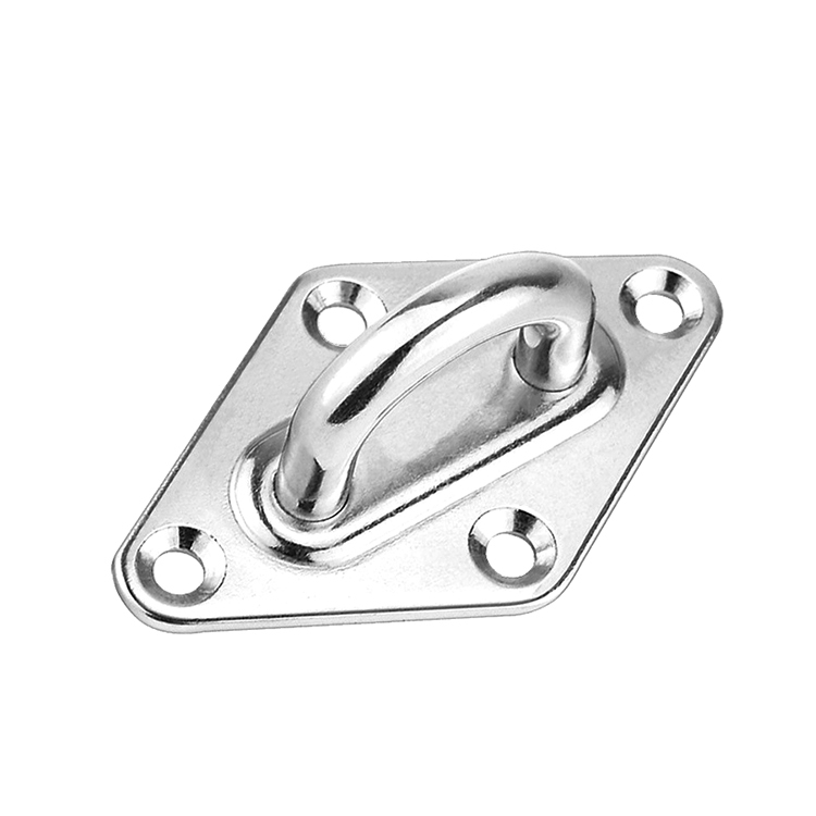 304 Stainless Steel Sling Accessories 2 Post Metal Double Cable Clamp Wire Rope Clips