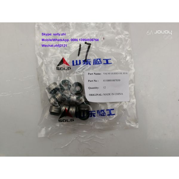 SDLG VALVE GUIDED OIL SEAL, 4110001007030, sdlg  loader parts for sdlg wheel loader  LG936