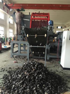 Tire Shredder Machine，Tire Shredder, Tire Crusher,Tire Shredding Machine- For Tire Recycling Plant  Replaceable Blades