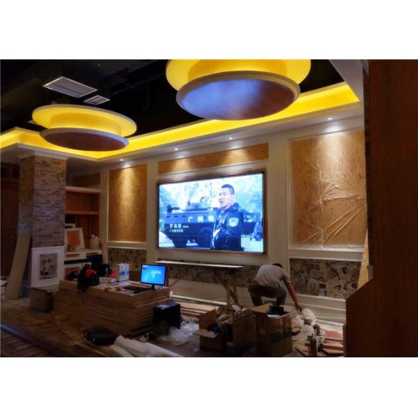 Доказательства найма П5 панелей стены СИД расстояния просмотра настенный дисплей СИД видео- ультра тонкого УЛЬТРАФИОЛЕТОВОГО гигантский