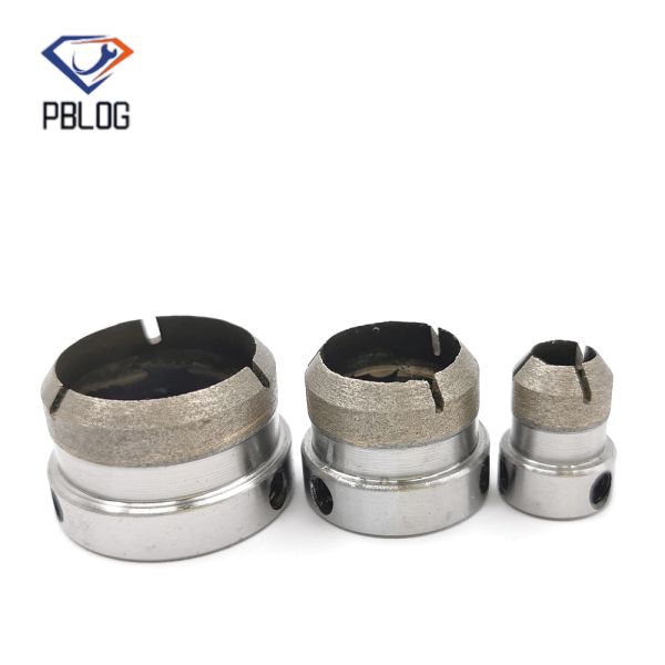 Factory wholesale Sintered Glass ceramic slate drill Diamond raw material drill bit