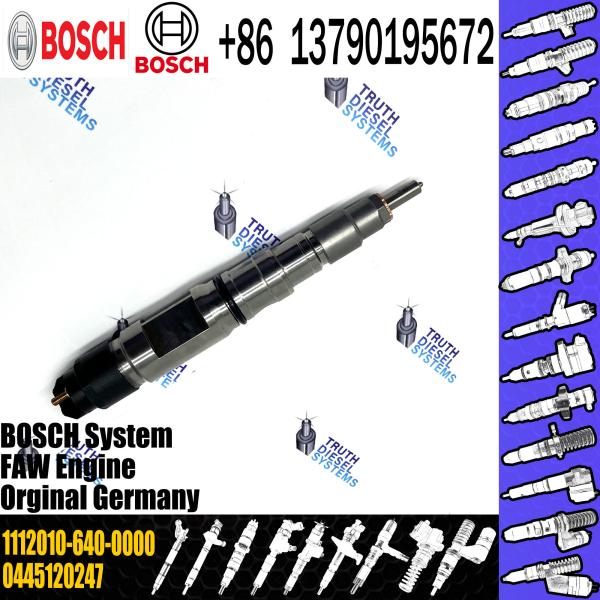 as peças de automóvel abastecem o injetor 0445120247 1112010-640-0000 para o bocal diesel 0445120247 1112010-640-0000 do injetor de FAW F1 F4 F5