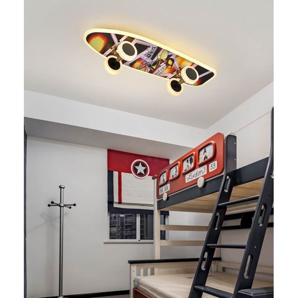 Нордические лампы скутера предохранения от глаза мультфильма потолочного освещения комнаты детей спальни