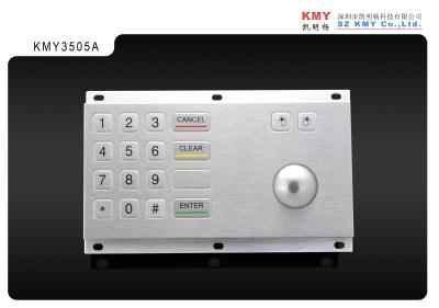 Teclado mecânico do metal dos teclados 100x196mm da categoria médica dos cuidados médicos SS304