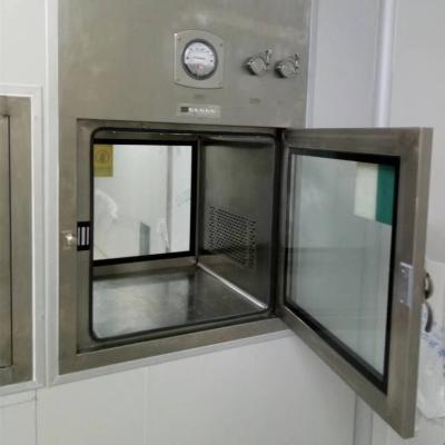 caixas de passagem estéreis da sala de limpeza da baixa vibração VHP do laboratório com porto de teste