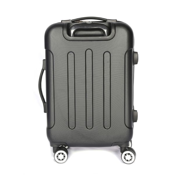 Spinner Wheels Black ABS Hardside Luggage Sets