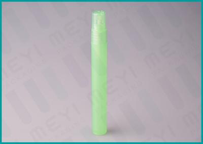 garrafa de perfume do bolso do verde 15ml que empacota o pulverizador de perfume plástico do tamanho do curso 