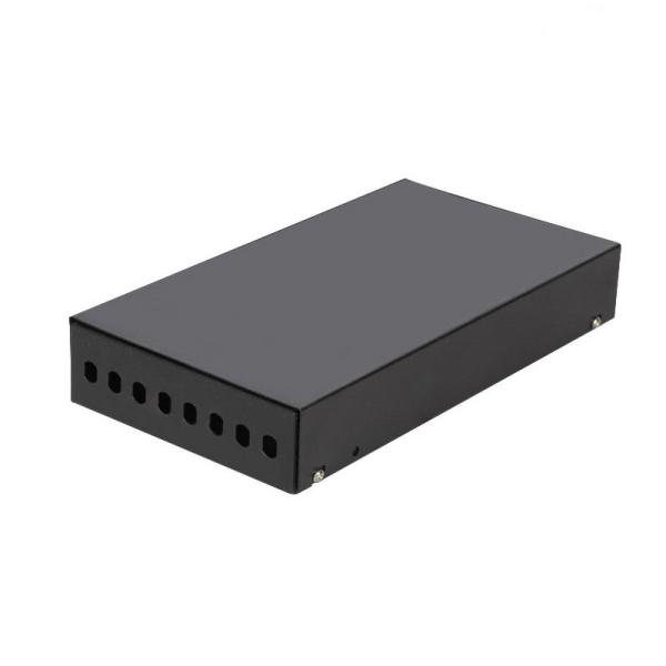 Light Weight ODF Fiber Optic Termination Box 4 8 12 24 48 Port Rackmount Wall Mount