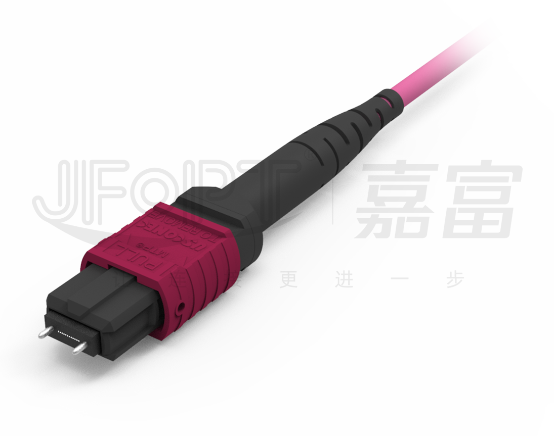 12 гибкий провод полярности b Aqua кабеля мультимодных 50/125 3.0mm LSZH хобота ядра MPO